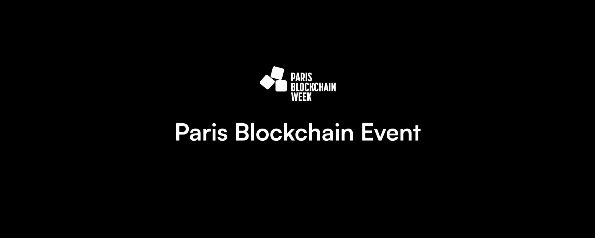 Paris Blockchain Event